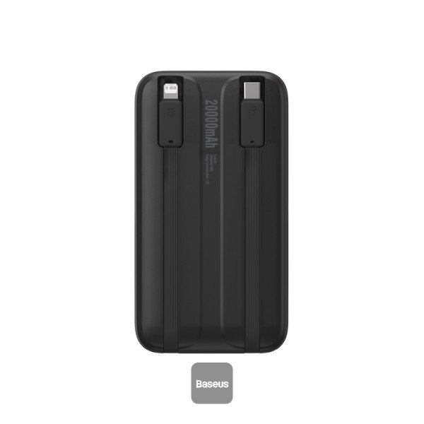 Baseus Comet Series 20000mAh 22.5W Power Bank with Dual Cable