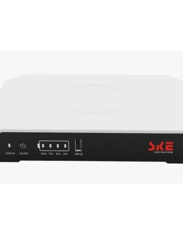 SKE POE-36E 20000MAH LifePO4 Battery 36Watt 5V 9V 12V 3A Mini DC Router UPS